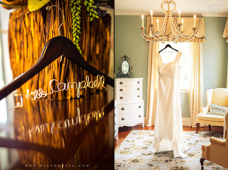 Wedding Gown Photograph at Legare Waring House. Photograph by Charleston Wedding Photographer Fia Forever.