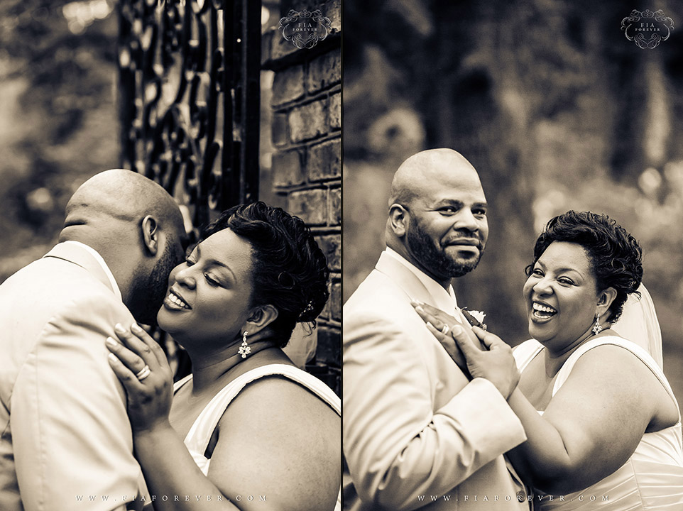 Bride And Groom Portrait Session at Legare Waring House, Charleston, SC. Photo by Wedding Photographer in Charleston, Fia Forever.