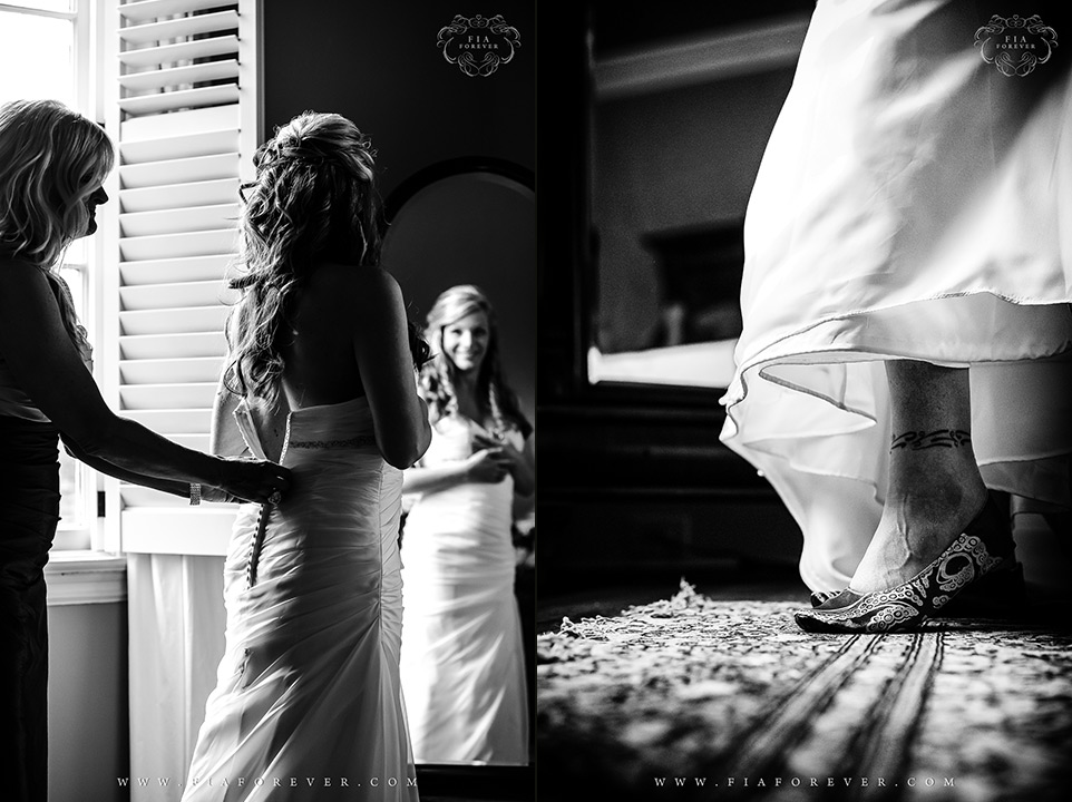 Interesting and Different Brides Shoes Lowndes Grove Plantation Wedding Lavender Room Photo by Charleston Wedding Photographers Fia Forever