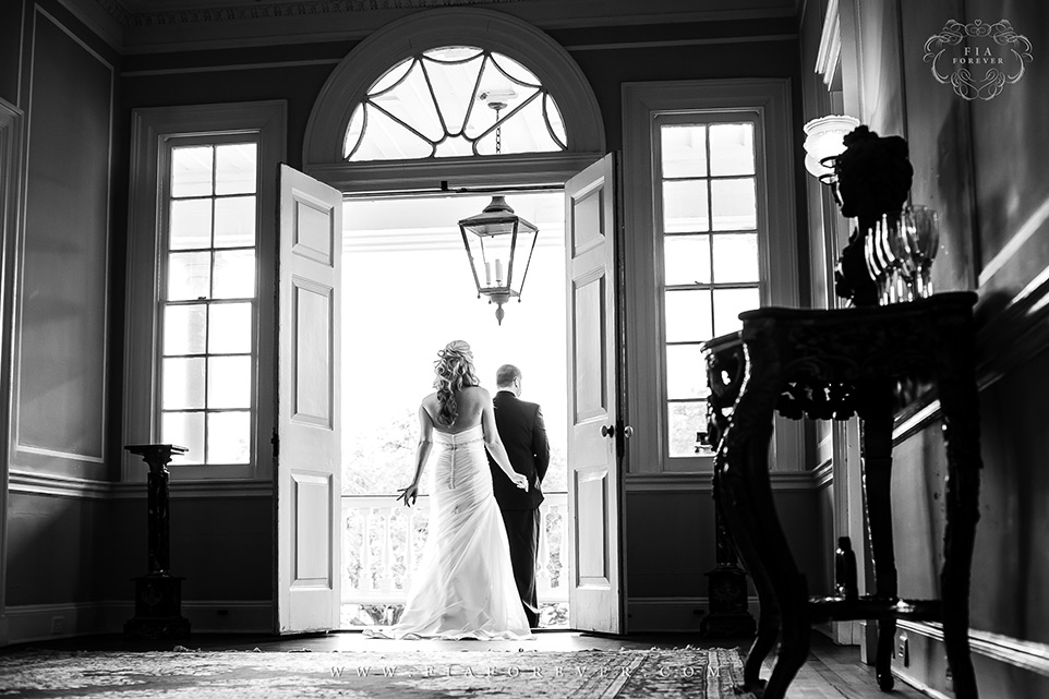 First Look Photographs Part A Lowndes Grove Plantation WeddingPhoto by Charleston Wedding Photographers Fia Forever