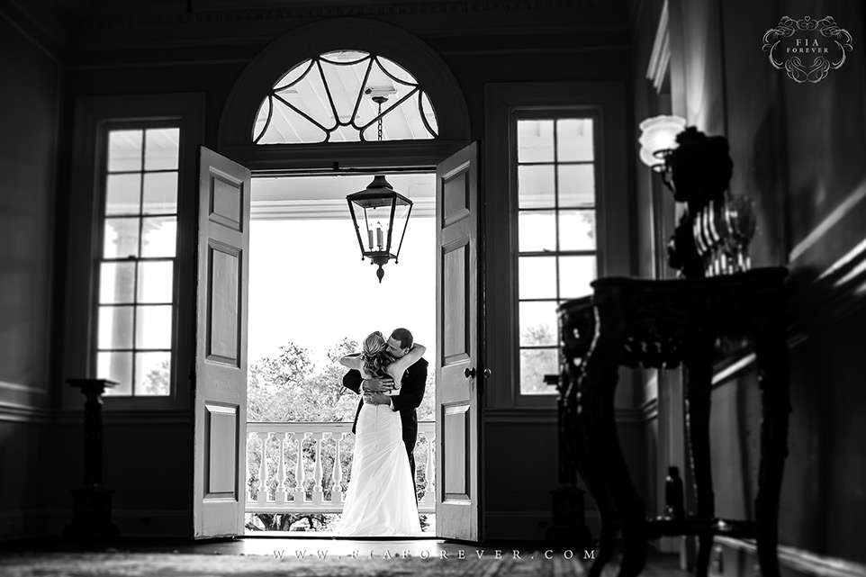 First Look Photographs Part B Lowndes Grove Plantation WeddingPhoto by Charleston Wedding Photographers Fia Forever