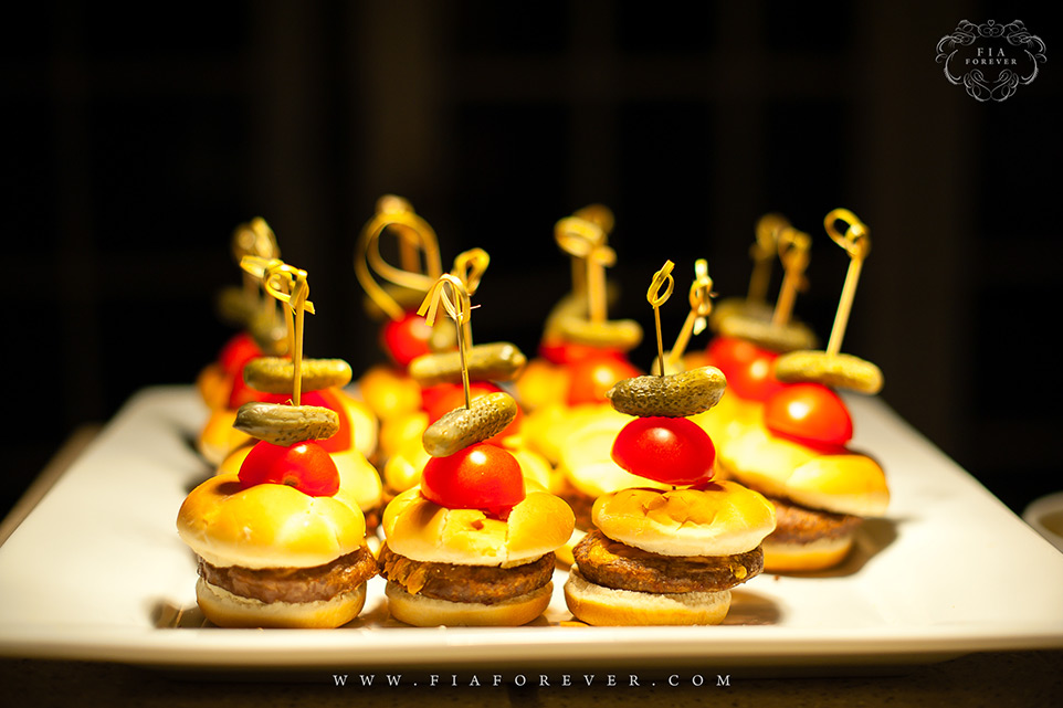 Mini Sliders for Late Night Snack at Reception Lowndes Grove Plantation WeddingPhoto by Wedding Photographers in Charleston Fia Forever