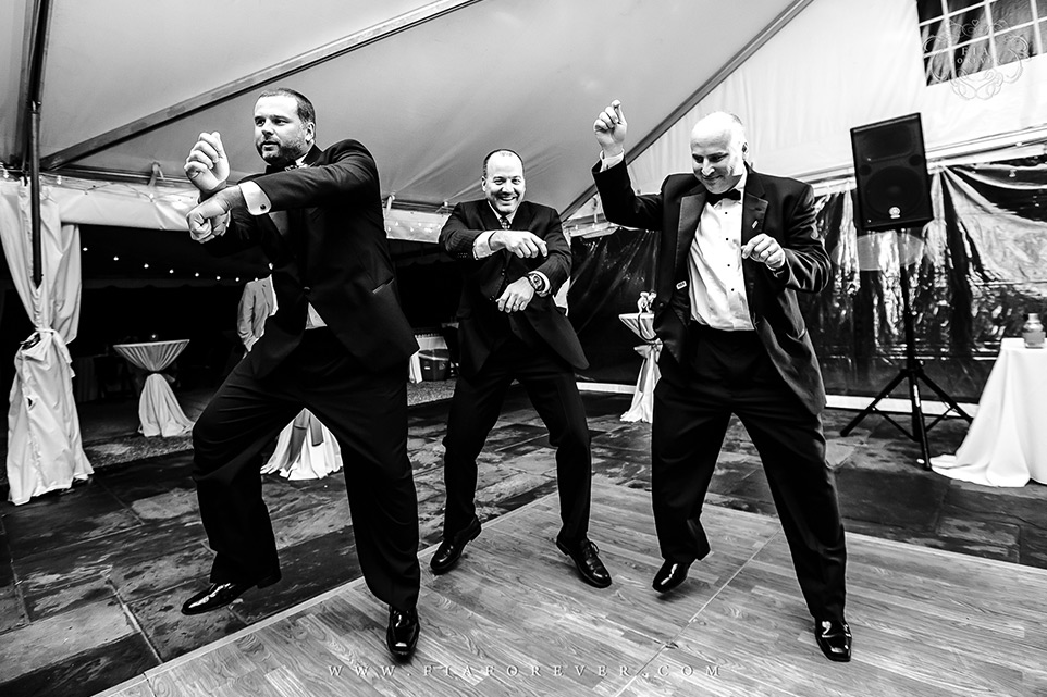 Bridal Party Doing Gangnam Style on Lowndes Grove Plantation WeddingPhoto by Wedding Photographers in Charleston Fia Forever