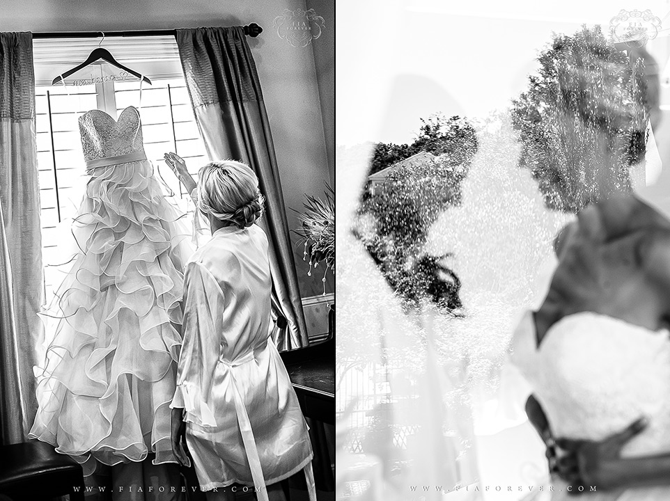 Bride-reaching-for-her-dress-and-puts-it-on-photo-by-wedding-photographers-charleston-sc-Fia-Forever
