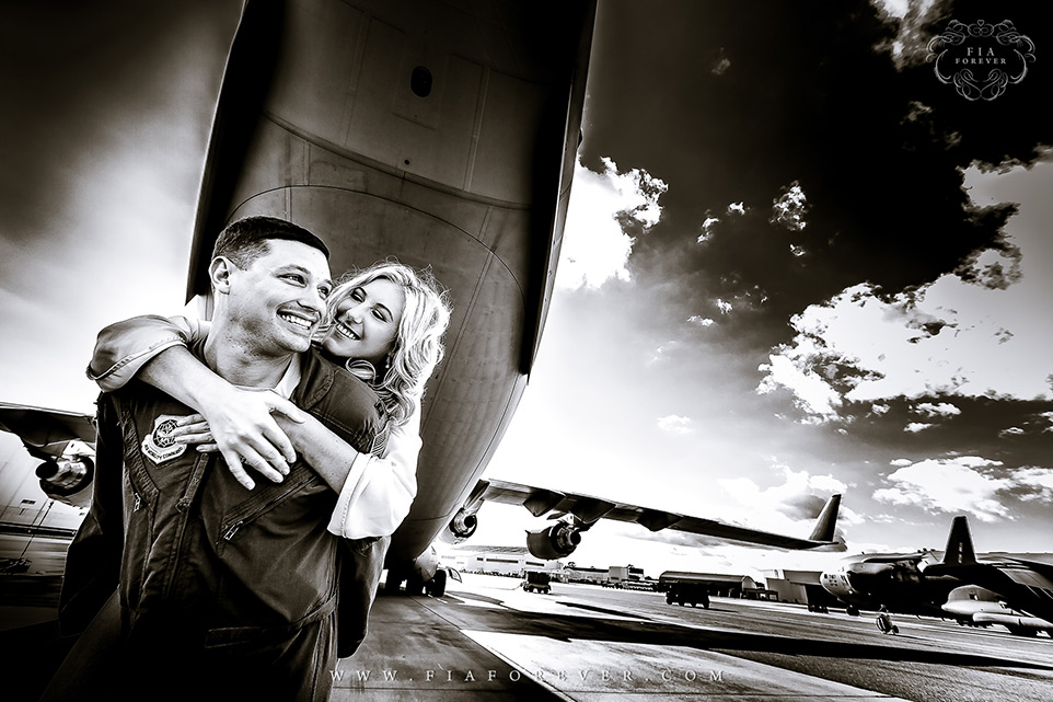 Romantic-Engagement-photography-Air-Force-Base-with-C17-Photography-Ideas-in-Charleston-SC-by-Wedding-Photographers-in-Charleston-Fia-Forever
